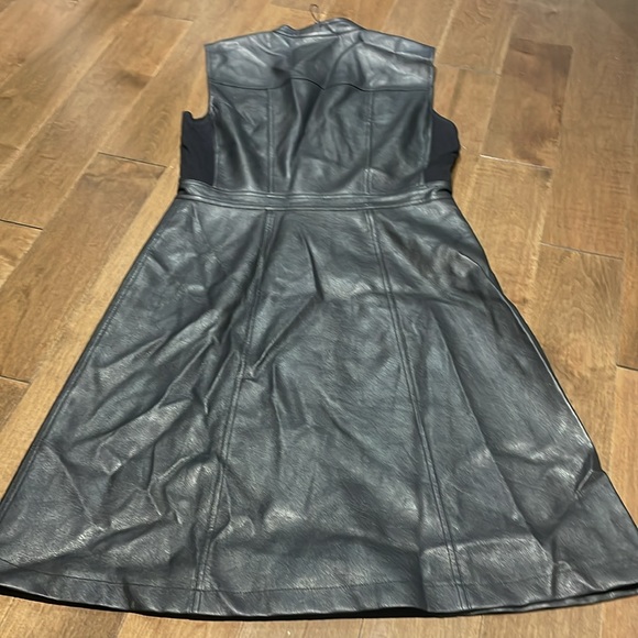 BCBG nwot vegan leather dress sz M - Picture 3 of 3